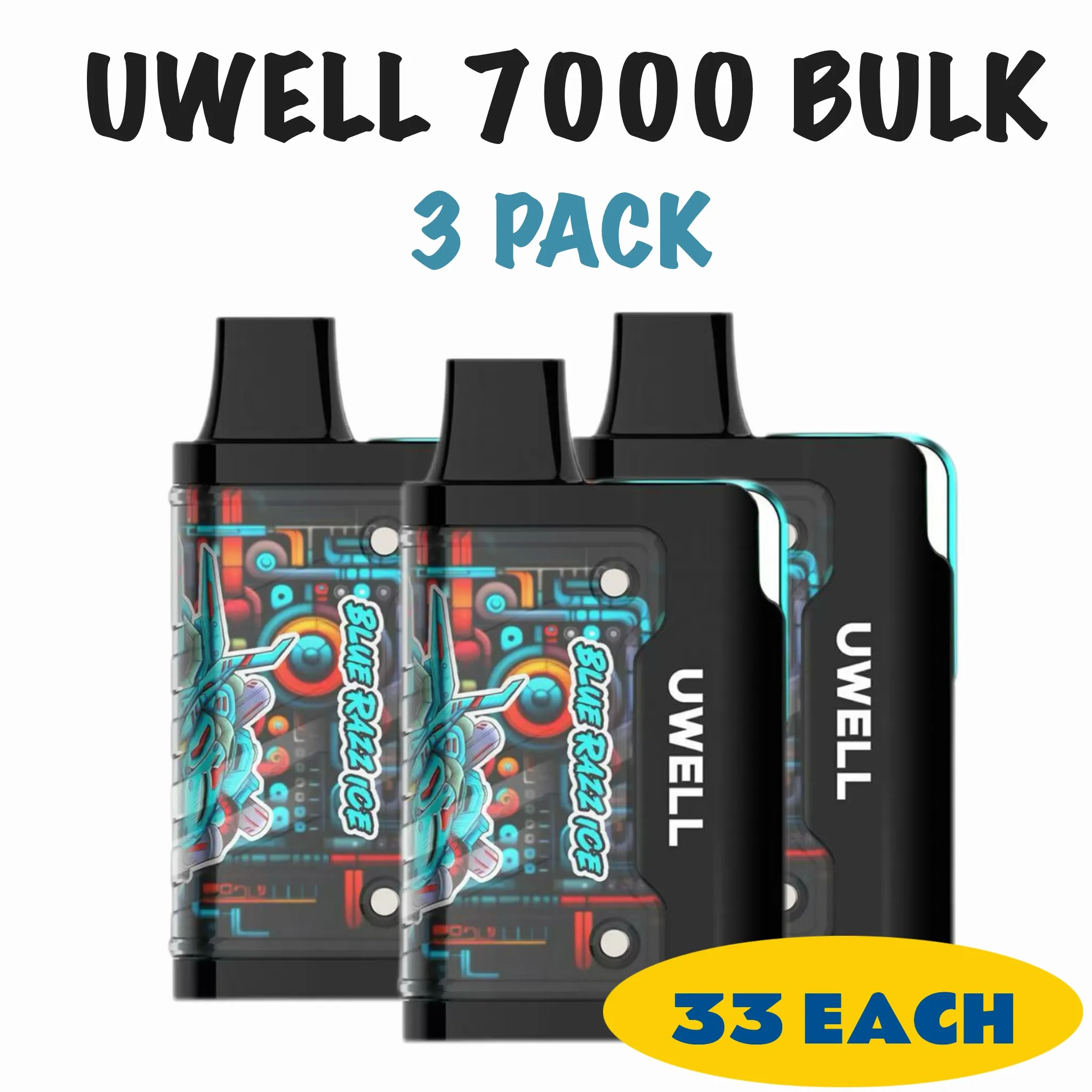 Uwell 7000 3 Packs | VapeWellAus