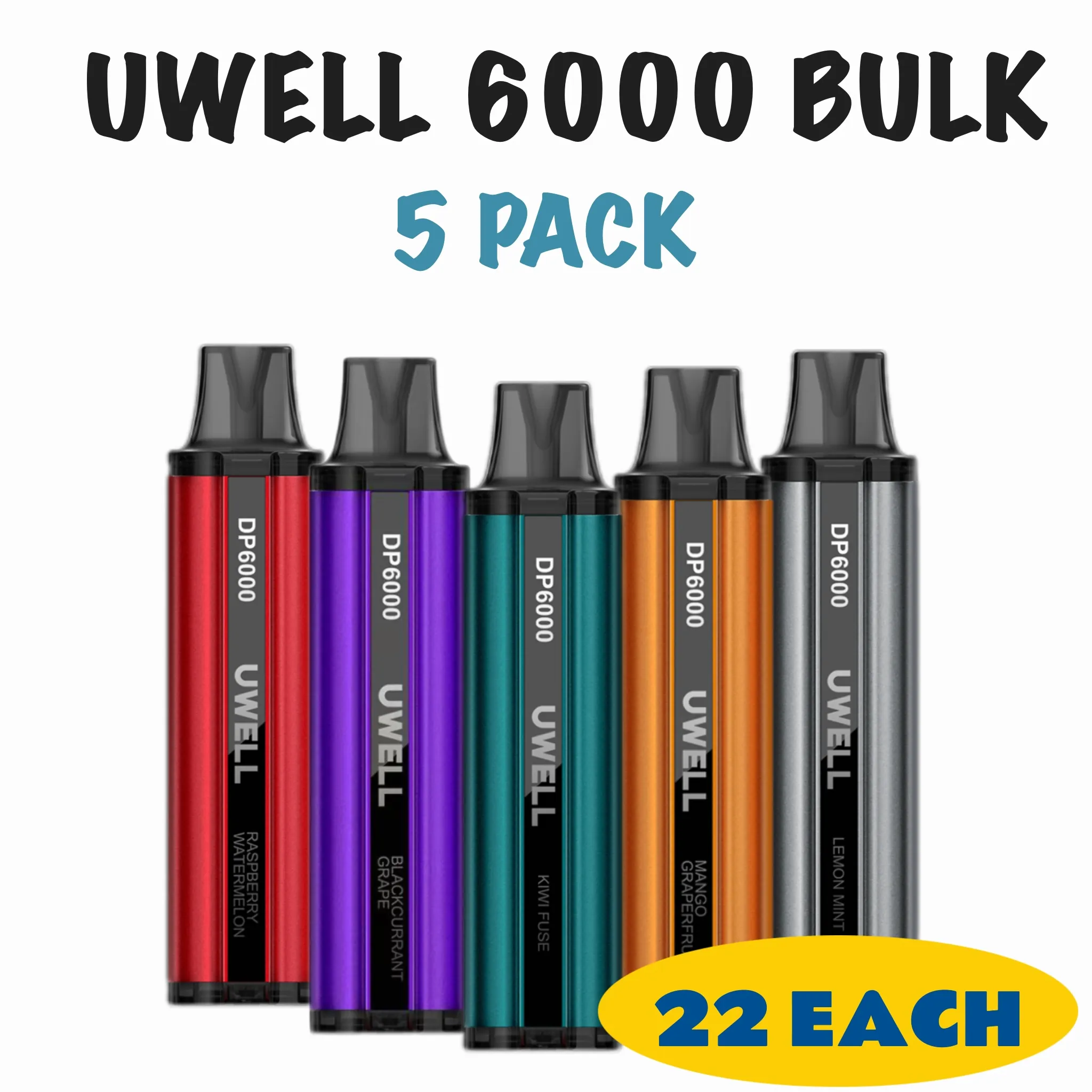 Uwell 6000 5 Pack | VapeWellAus