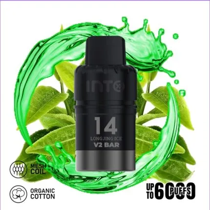 INTO V2 Compatible IGET Bar Plus LongJing Ice | VapeWellAus