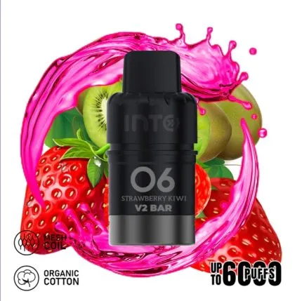 INTO V2 Compatible IGET Bar Plus Straberry Kiwi | VapeWellAus