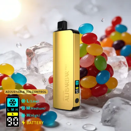 ALIBARBAR PRO 12000 Ice Adjust Skittles Disposable Vape Australia