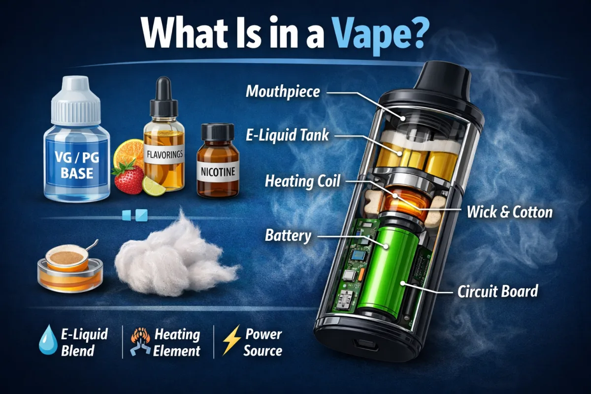 what is in a vape