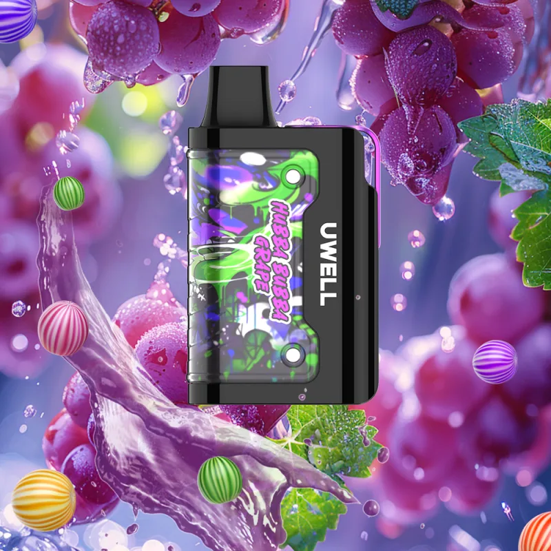 UWELL 7000 Hubba Bubba Grape sweet disposable vape flavour Australia